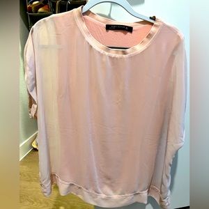 Zara Woman Short Sleeves Top Shirt